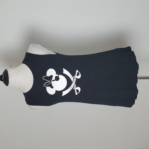 Minnie Pirate black tank top Pirates of the Caribbean tee - Picture 1 of 7